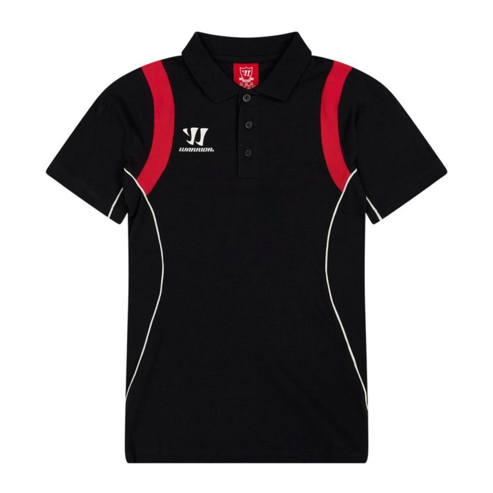 Warrior Mens Training Polo Shirt / Black